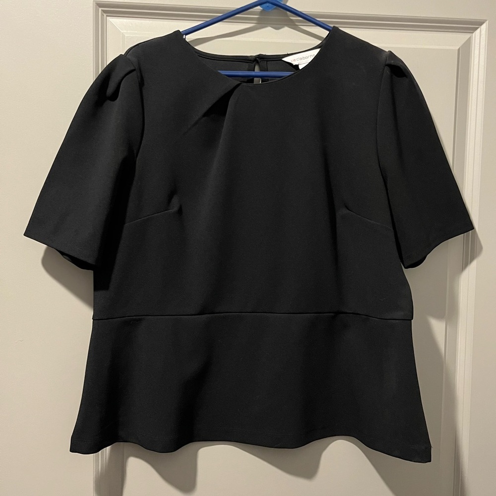 Liz Claiborne Classic Black Blouse